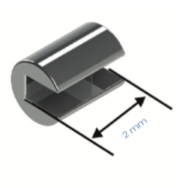 Rectangular archwire stop